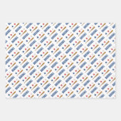 Baseball Rookie of the Year 2nd Birthday Party Geschenkpapier Set (Vorderseite 3)