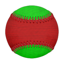 Baseball, rot und grün gestrichen baseball