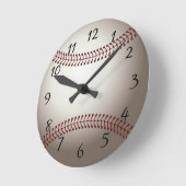 Baseball Round Clock Runde Wanduhr (Winkel)