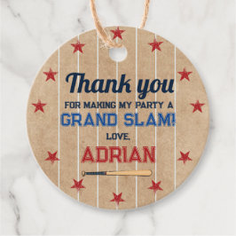 Baseball Round danke Ihnen zum Geburtstag Geschenkanhänger