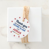 Baseball Round danke Ihnen zum Geburtstag Geschenkanhänger (Beispiel)