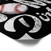 Baseball Rub ein wenig Schrecken auf es Funny Spaß Poster (Ecke)