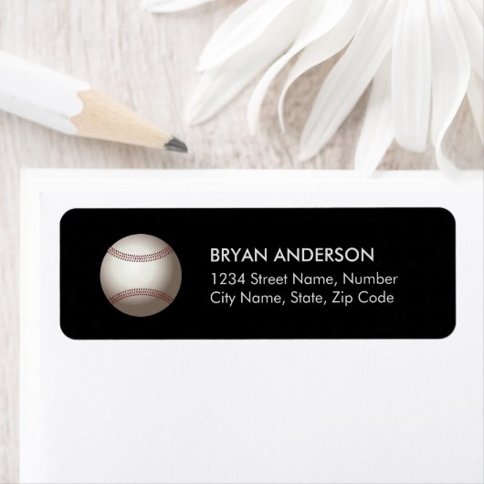 Baseball-Rücksendeadresse (Insitu)