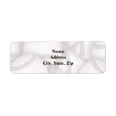 Baseball-Rücksendeadresse (Vorne)