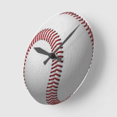 Baseball Runde Wanduhr (Winkel)