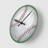 Baseball Runde Wanduhr (Winkel)