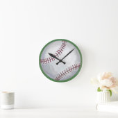 Baseball Runde Wanduhr (Zuhause)