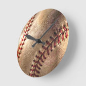 Baseball Runde Wanduhr (Winkel)