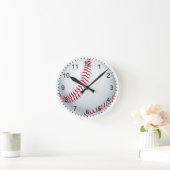 Baseball Runde Wanduhr (Zuhause)