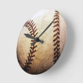Baseball Runde Wanduhr (Winkel)