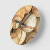 Baseball Runde Wanduhr (Winkel)
