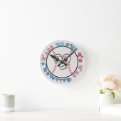 Baseball Runde Wanduhr (Zuhause)