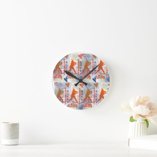 BASEBALL RUNDE WANDUHR (Zuhause)