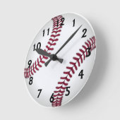 Baseball Runde Wanduhr (Winkel)