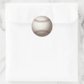 Baseball Runder Aufkleber (Tasche)
