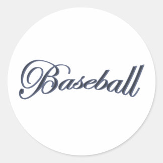 Baseball Runder Aufkleber