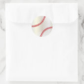 Baseball Runder Aufkleber (Tasche)