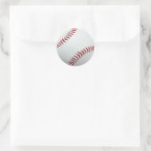 BASEBALL RUNDER AUFKLEBER (Tasche)