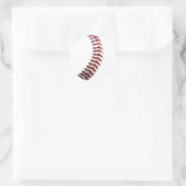 Baseball Runder Aufkleber (Tasche)