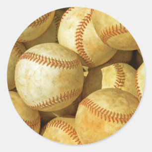 Baseball Runder Aufkleber
