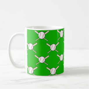 Baseball - Säcke und Fledermäuse Nahtloses Muster Kaffeetasse