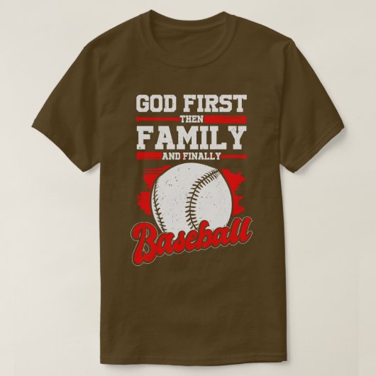 Baseball Saison Sport Game Player Geschenk T-Shirt (Design vorne)