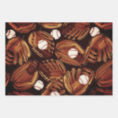 Baseball-Sammlung Geschenkpapier Set (Vorderseite)