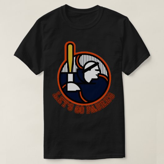 Baseball San Diego LASSE GO PADRES TShirt (Design vorne)
