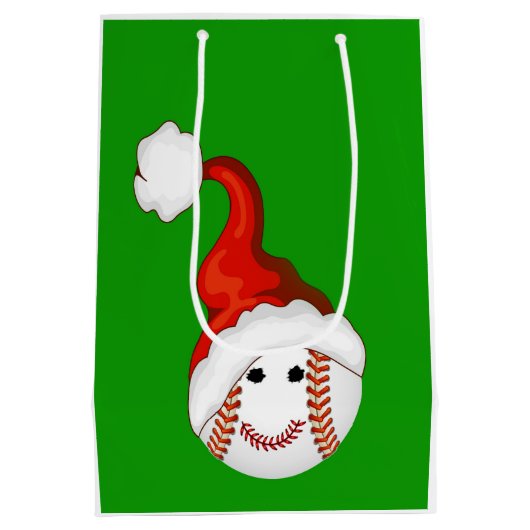Baseball Sankt Mittlere Geschenktüte (Rückseite)