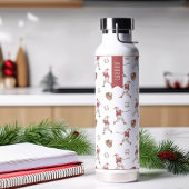 Baseball Santa Personalized Christmas Trinkflasche