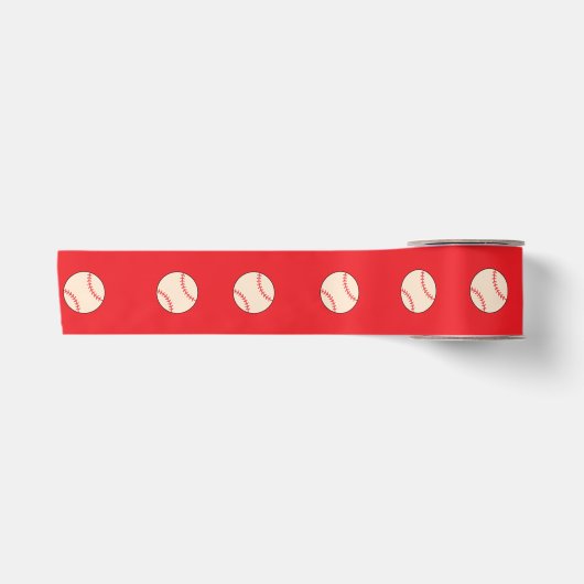 Baseball Satinband (Vorderseite)