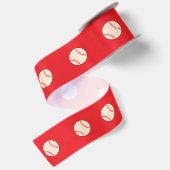 Baseball Satinband (Rückseite)