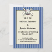 Baseball Save the Date (Rückseite)