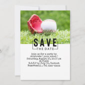 Baseball Save the Date Einladung (Vorderseite)