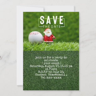 Baseball Save the Date Einladung