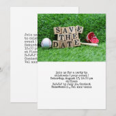 Baseball Save the Date Einladung (Vorne/Hinten)