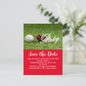 Baseball Save the Date für Baseball-Party Postkarte (Stehend Vorderseite)