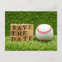 Baseball Save the Date für Party