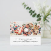 Baseball Save the Date Postkarte (Stehend Vorderseite)