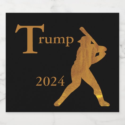 Baseball Schaumweinetikett (Einzelnes Label)