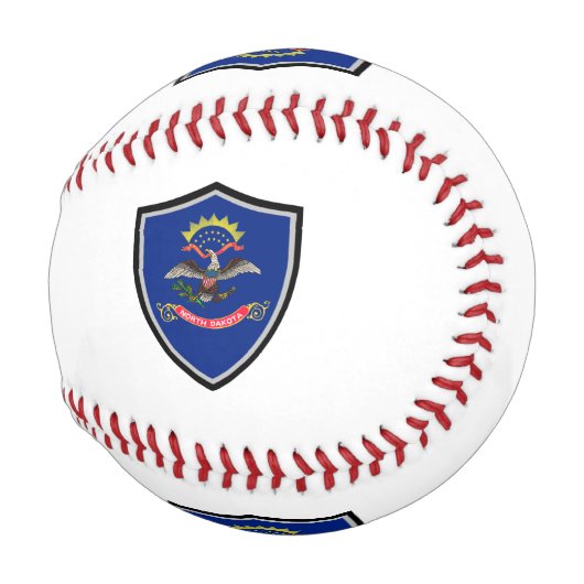 Baseball-Schildflagge in North Dakota Baseball (Vorne Rechts)