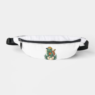Baseball-Schildkröte Vintage-Stich Grafikdesign_1 Bauchtasche