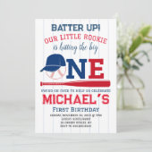 Baseball-Schlacht Einladung (Stehend Vorderseite)