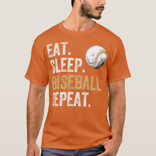 Baseball-Schlaf wiederholen 1 T-Shirt