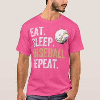 Baseball-Schlaf wiederholen 1 T-Shirt