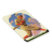 Baseball-Schlagmann Magnet (Rechte Seite)