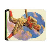 Baseball-Schlagmann Magnet (Horizontal)