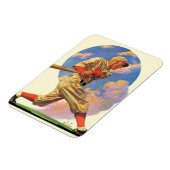 Baseball-Schlagmann Magnet (Linke Seite)
