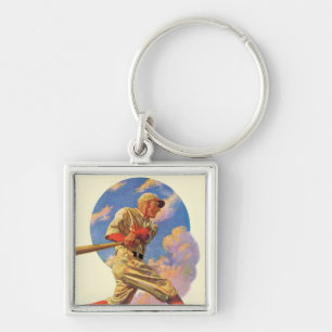 Baseball-Schlagmann Schlüsselanhänger