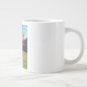 Baseball-Schlagzone Jumbo-Tasse (Rechts)